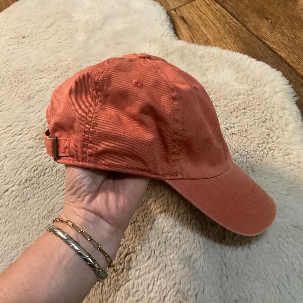 Life Is Good Baseball Hat Snowflake‎ Orange Adjustable Cap Stapback - Picture 3 of 9